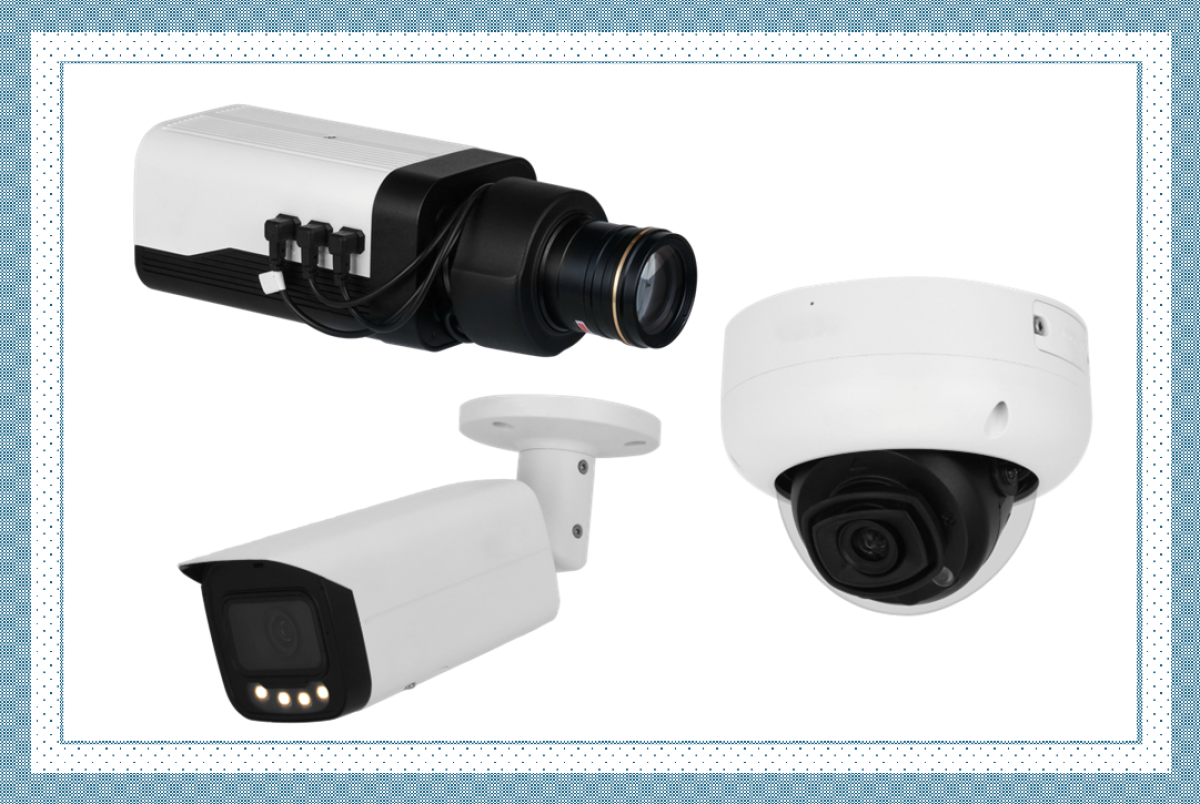 バレット型とドーム型(防犯カメラの種類と特徴1)